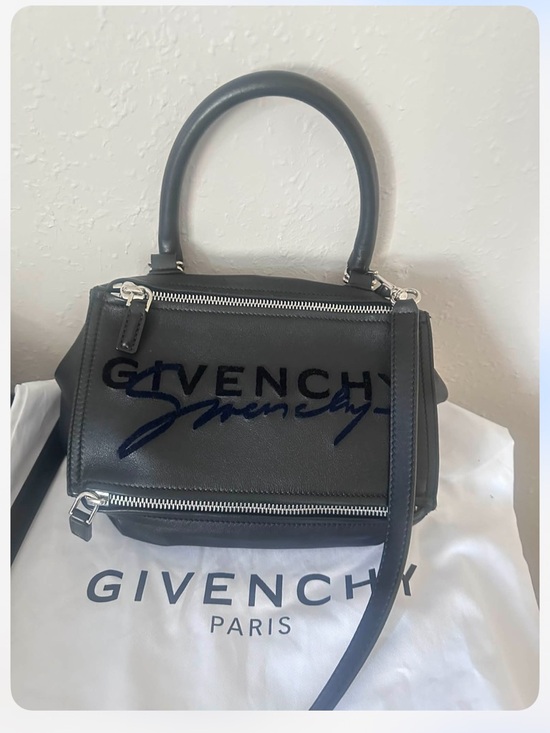 Givenchy Handbags - Givenchy Black Leather Top-Handle Satchel with Logo Script ,no low ballers